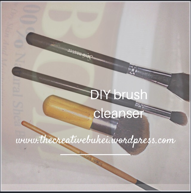 DIY how to make a brush cleanser